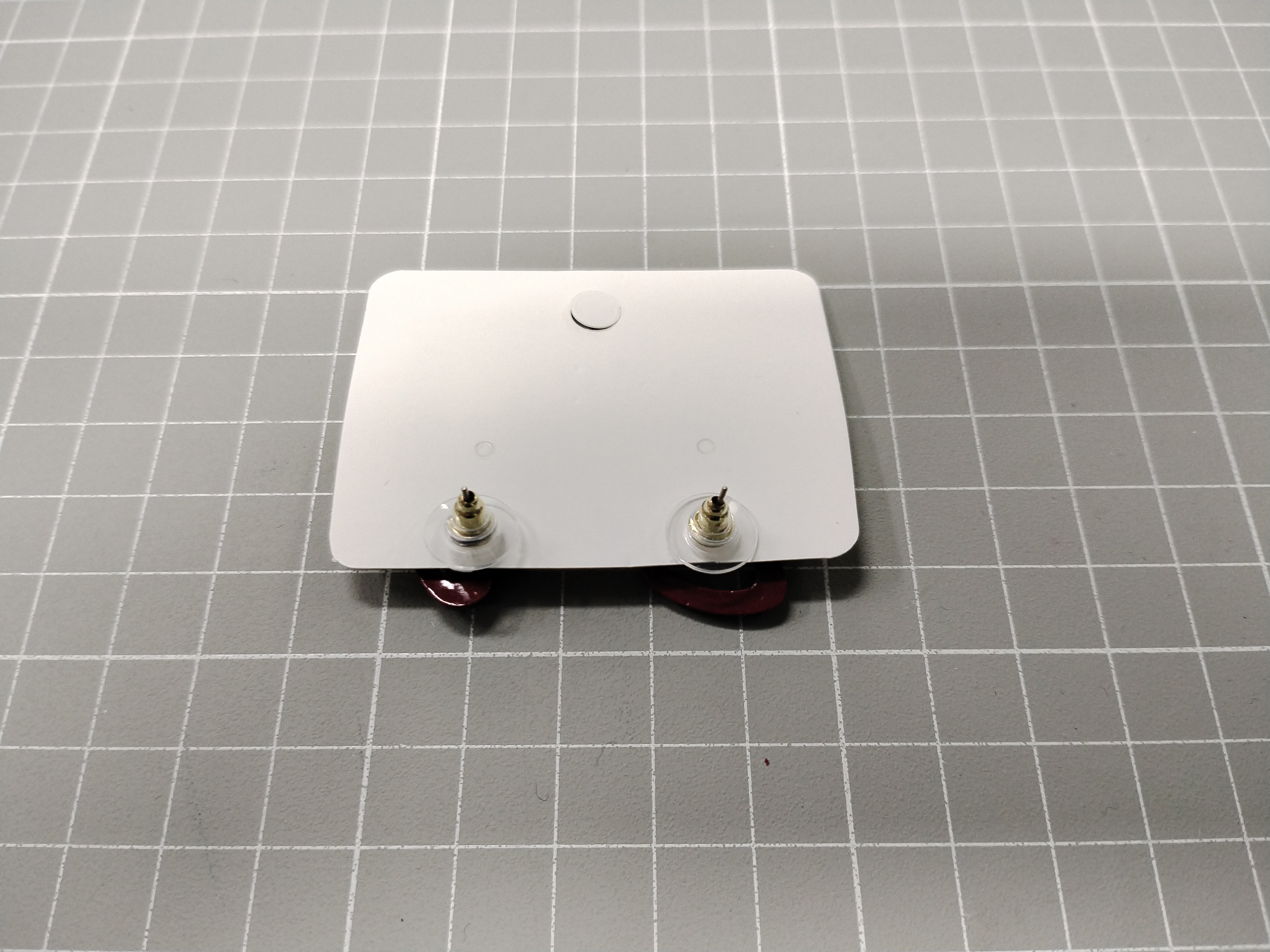 QC Photo - 90 options Ankara Red Heart Flower High-End Women's Earrings