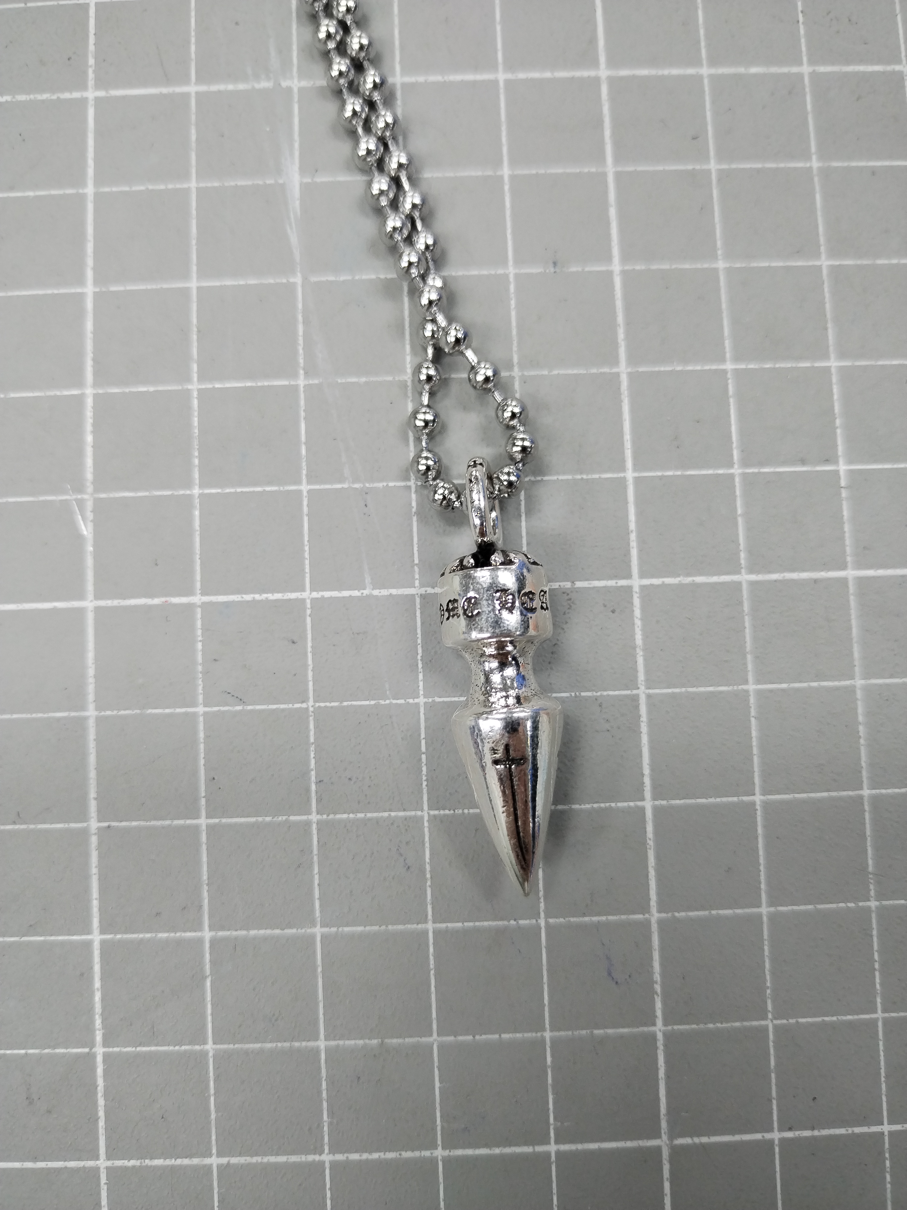 QC Photo - Chrome Hearts Bullet Necklace