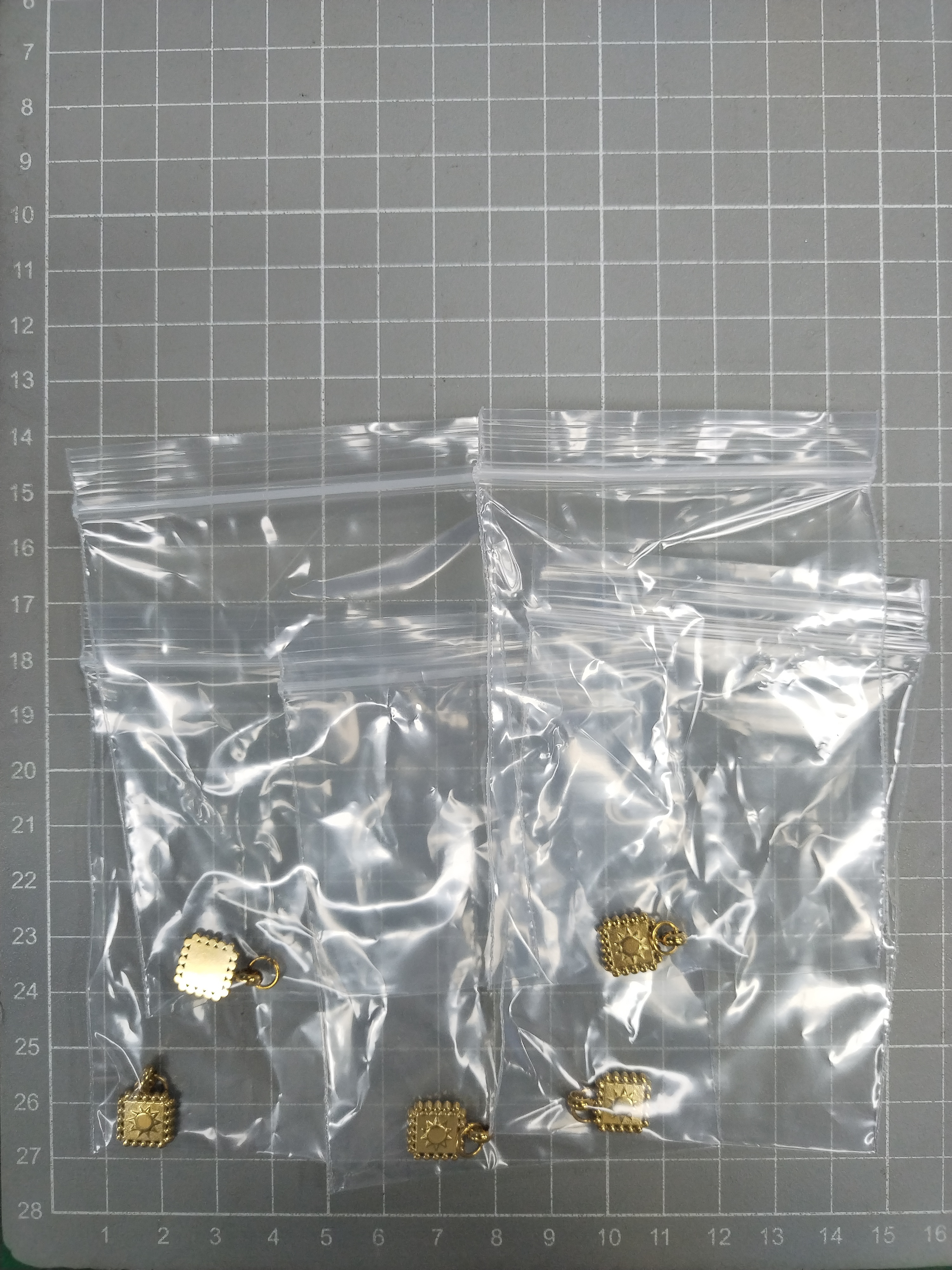 QC Photo - 15 Options mini elephant lotus love single pendant 18K gold color