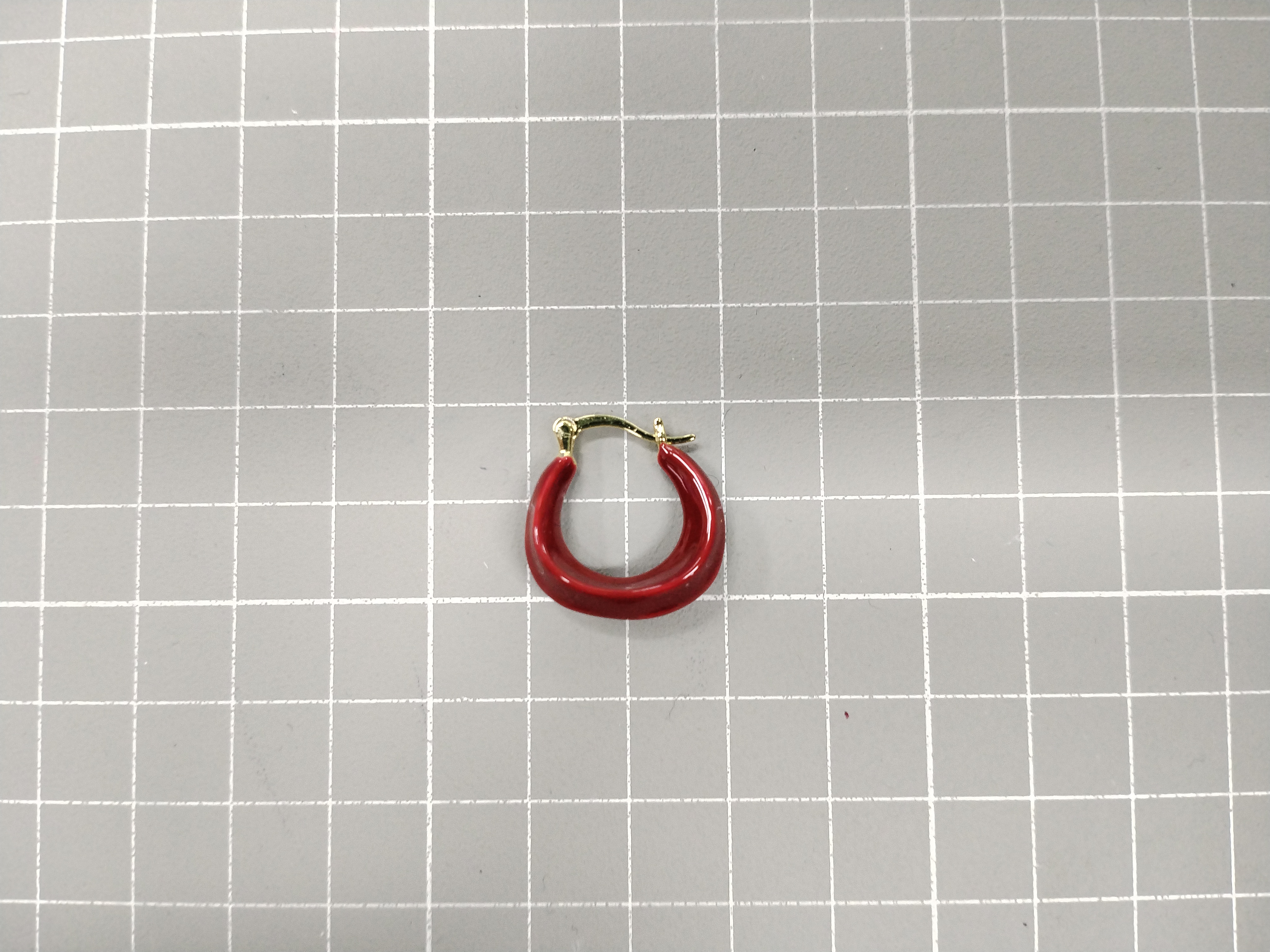 QC Photo - 90 options Ankara Red Heart Flower High-End Women's Earrings