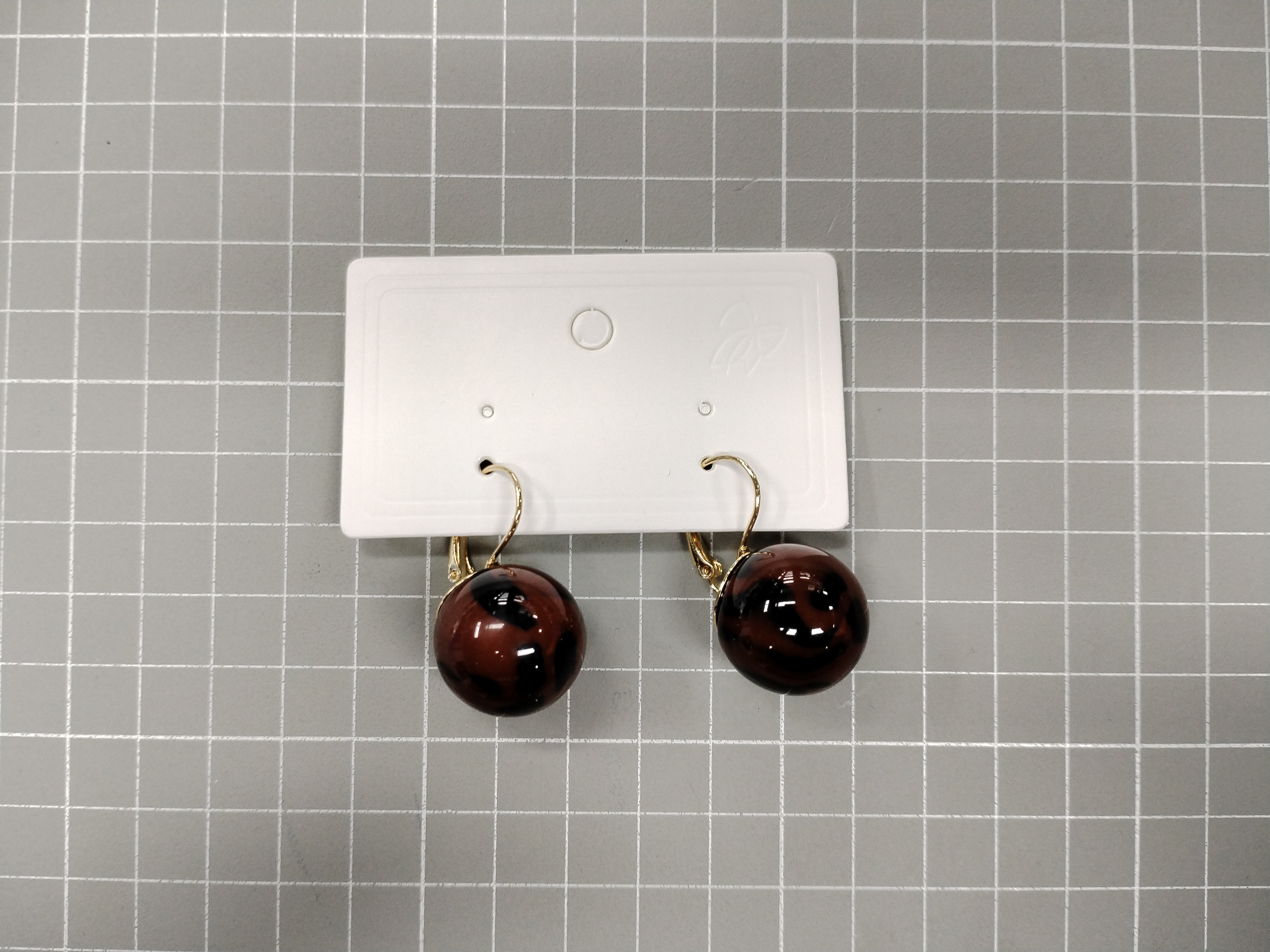 QC Photo - 90 options Ankara Red Heart Flower High-End Women's Earrings