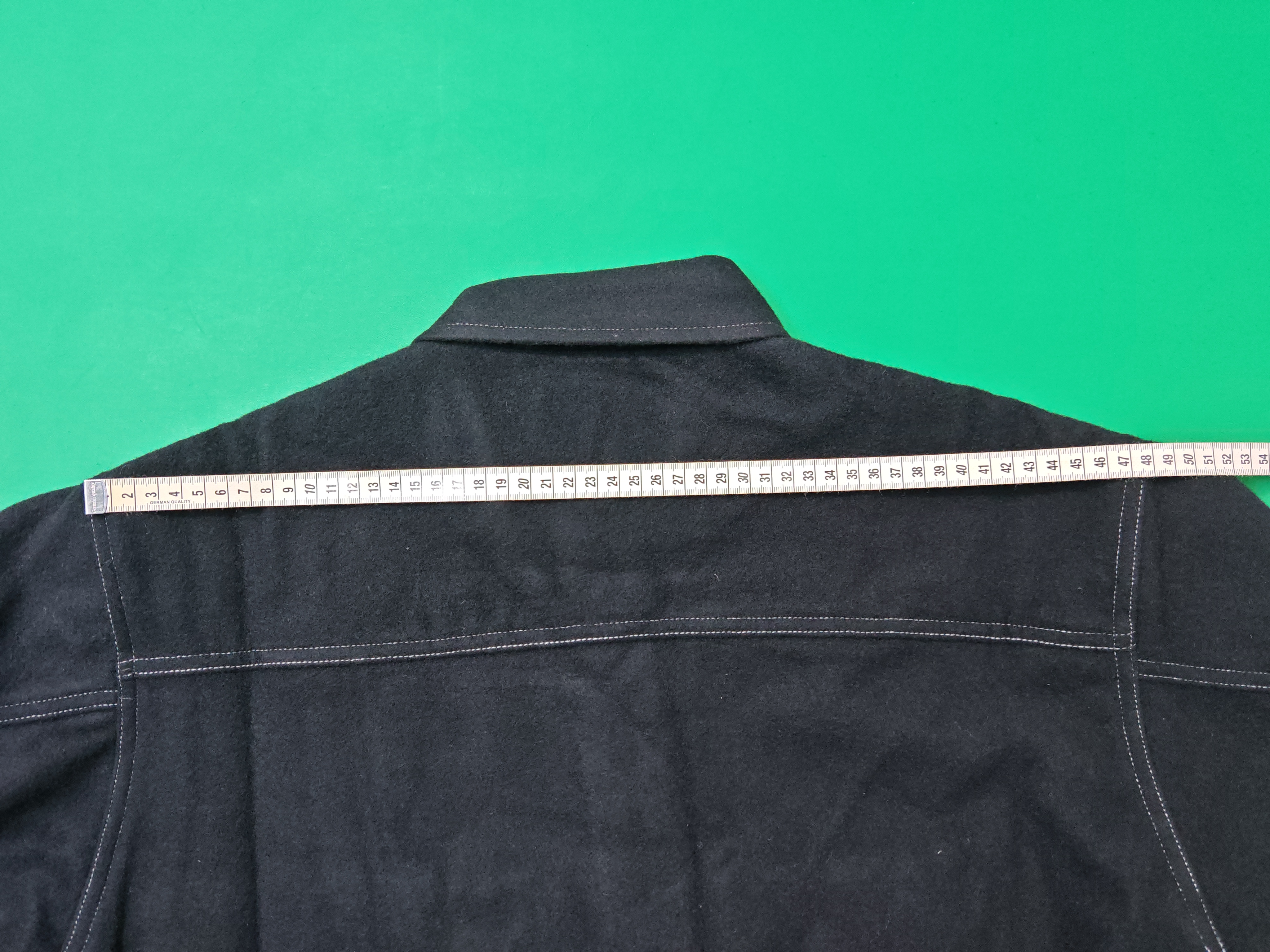 QC Photo - Vuja De Kimono-Dyed Wool Overshirt Jacket