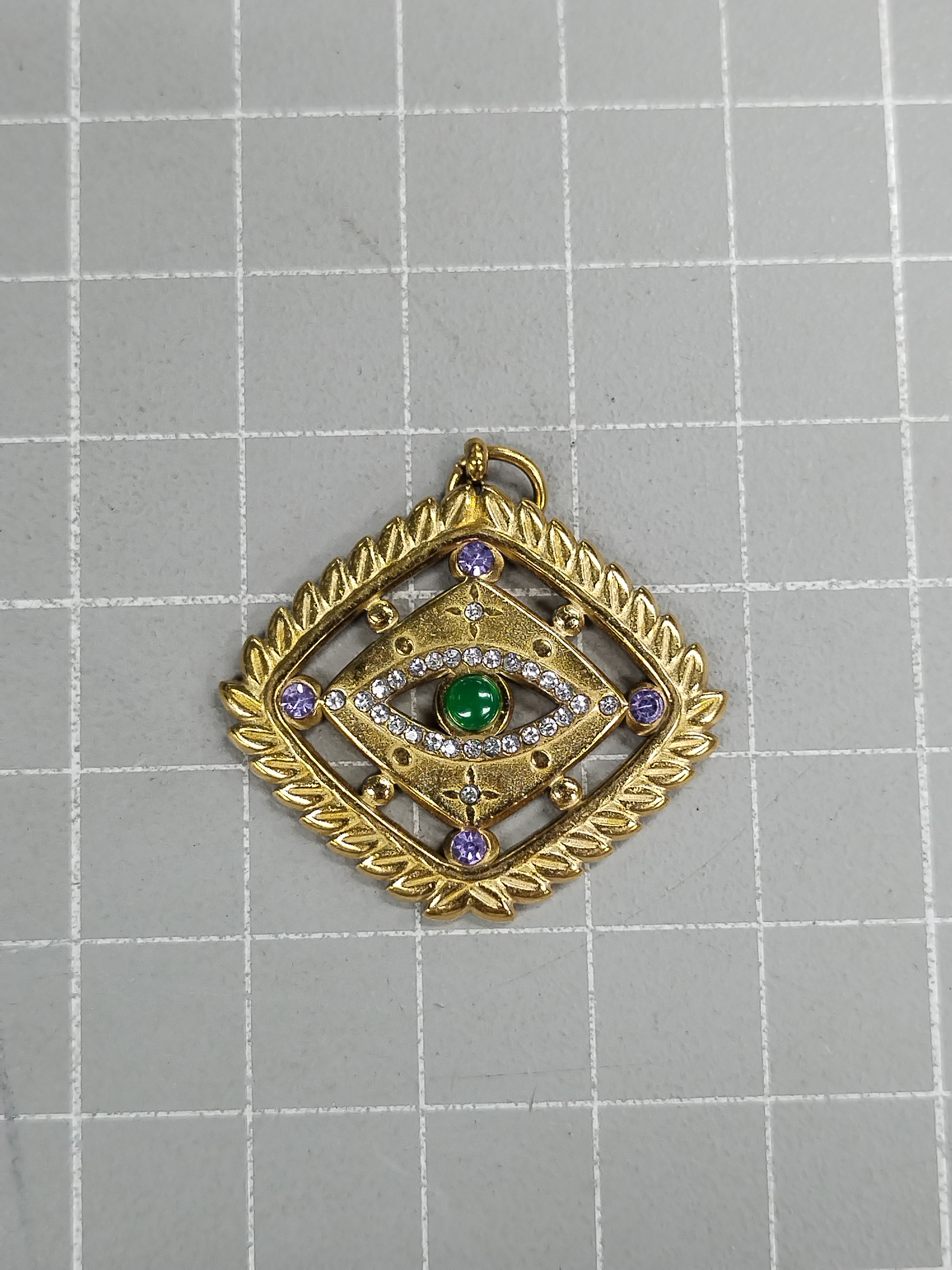 QC Photo - 15 Options mini elephant lotus love single pendant 18K gold color