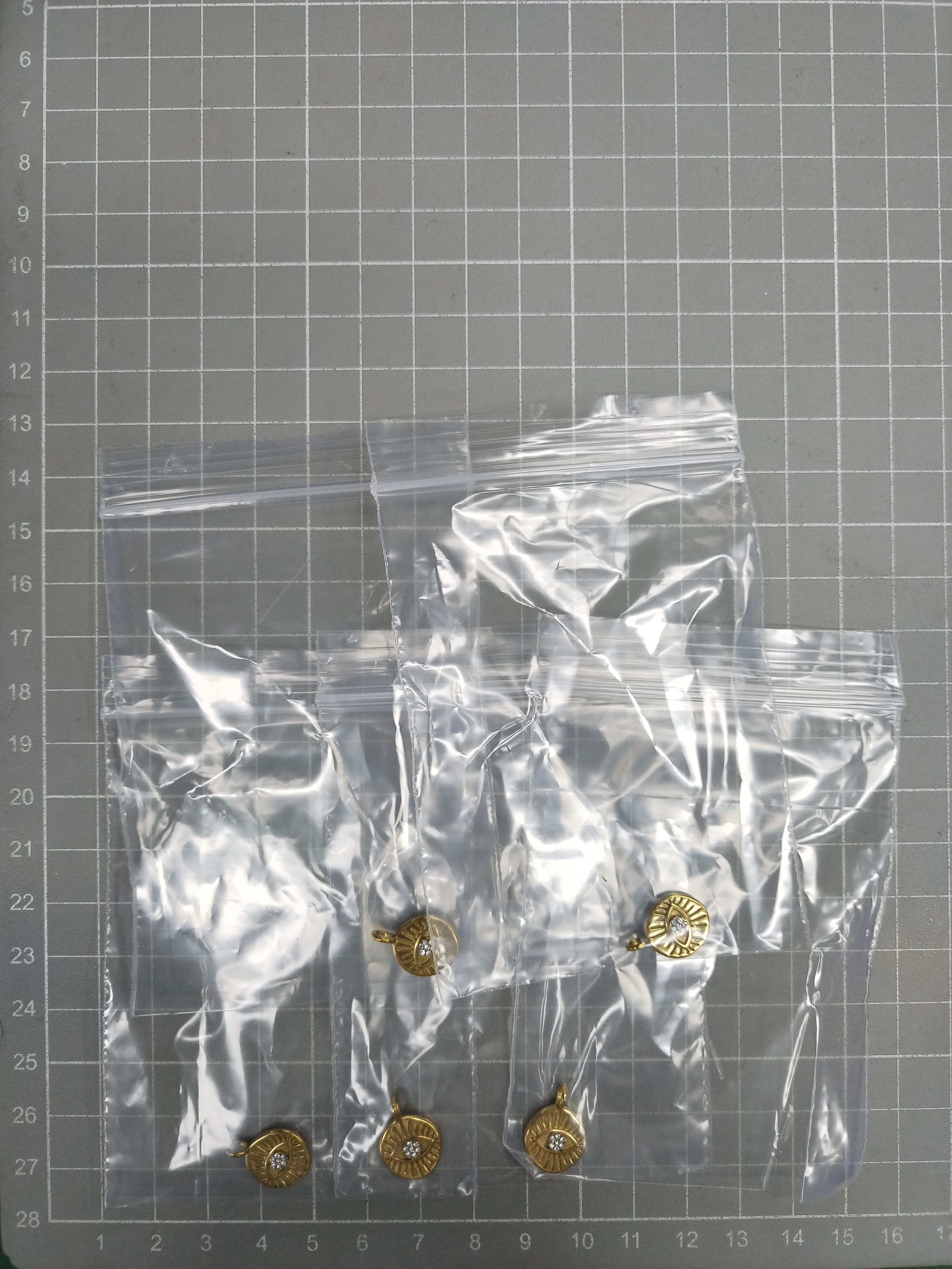 QC Photo - 15 Options mini elephant lotus love single pendant 18K gold color