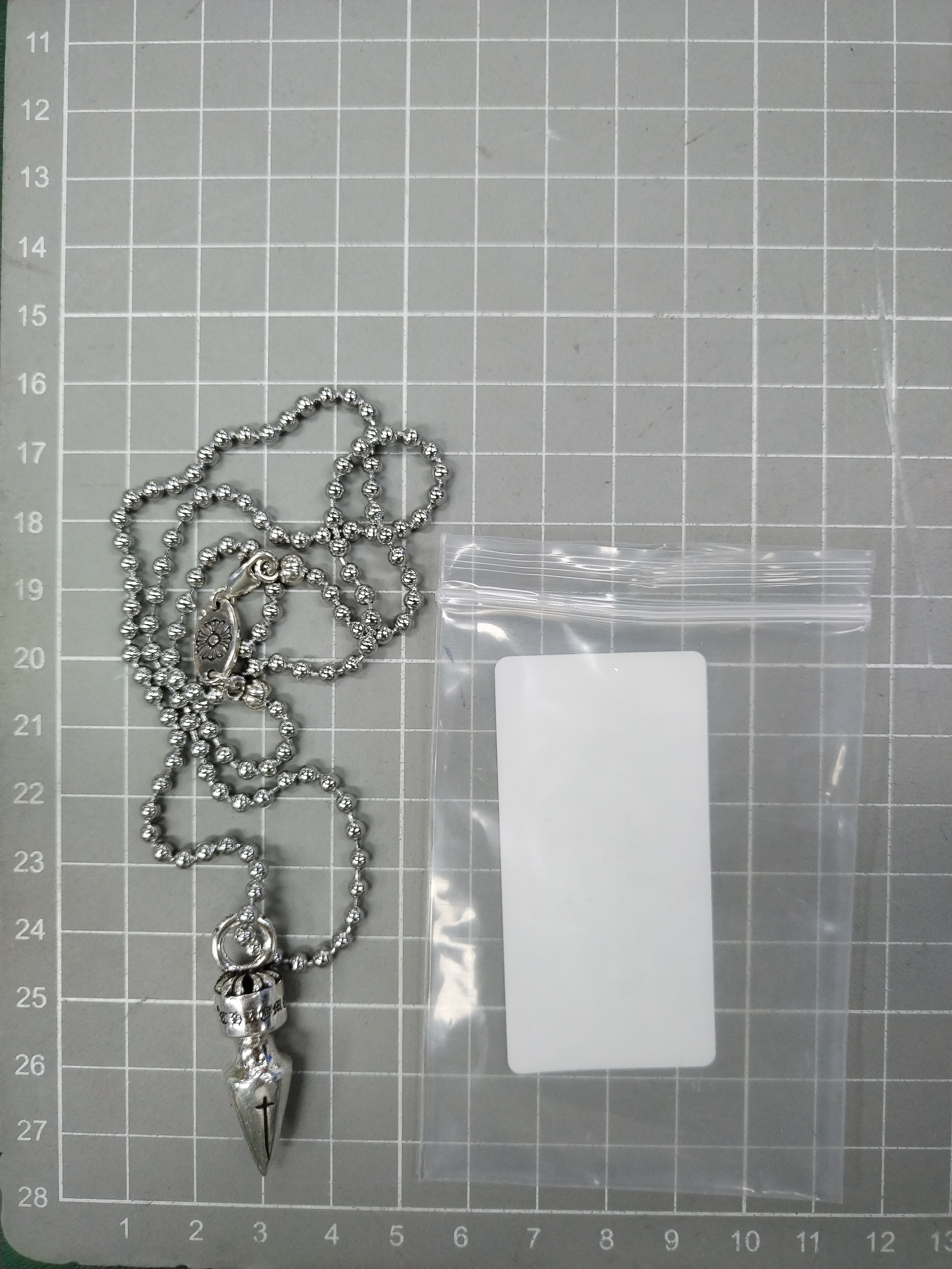 QC Photo - Chrome Hearts Bullet Necklace