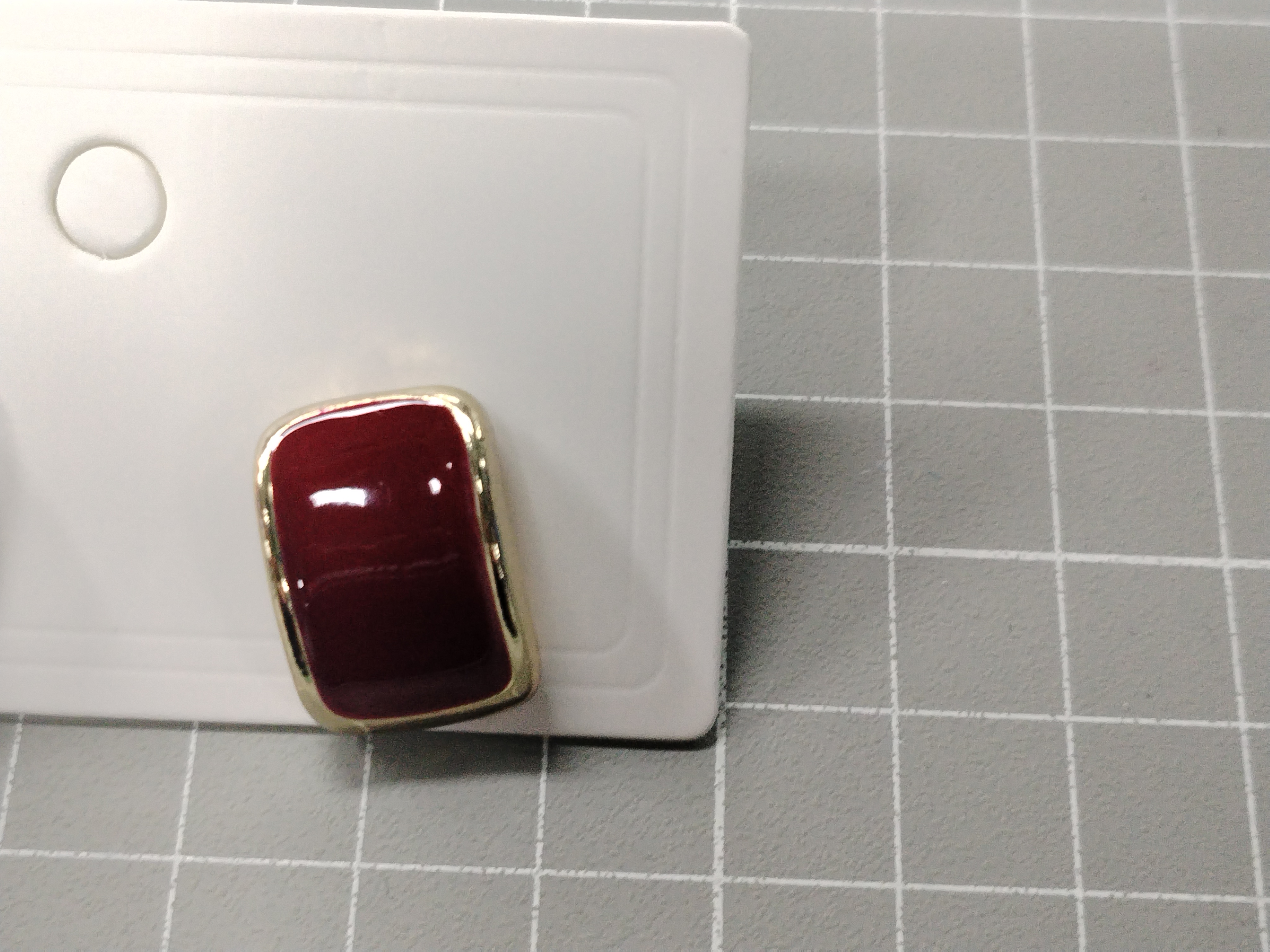 QC Photo - 90 options Ankara Red Heart Flower High-End Women's Earrings