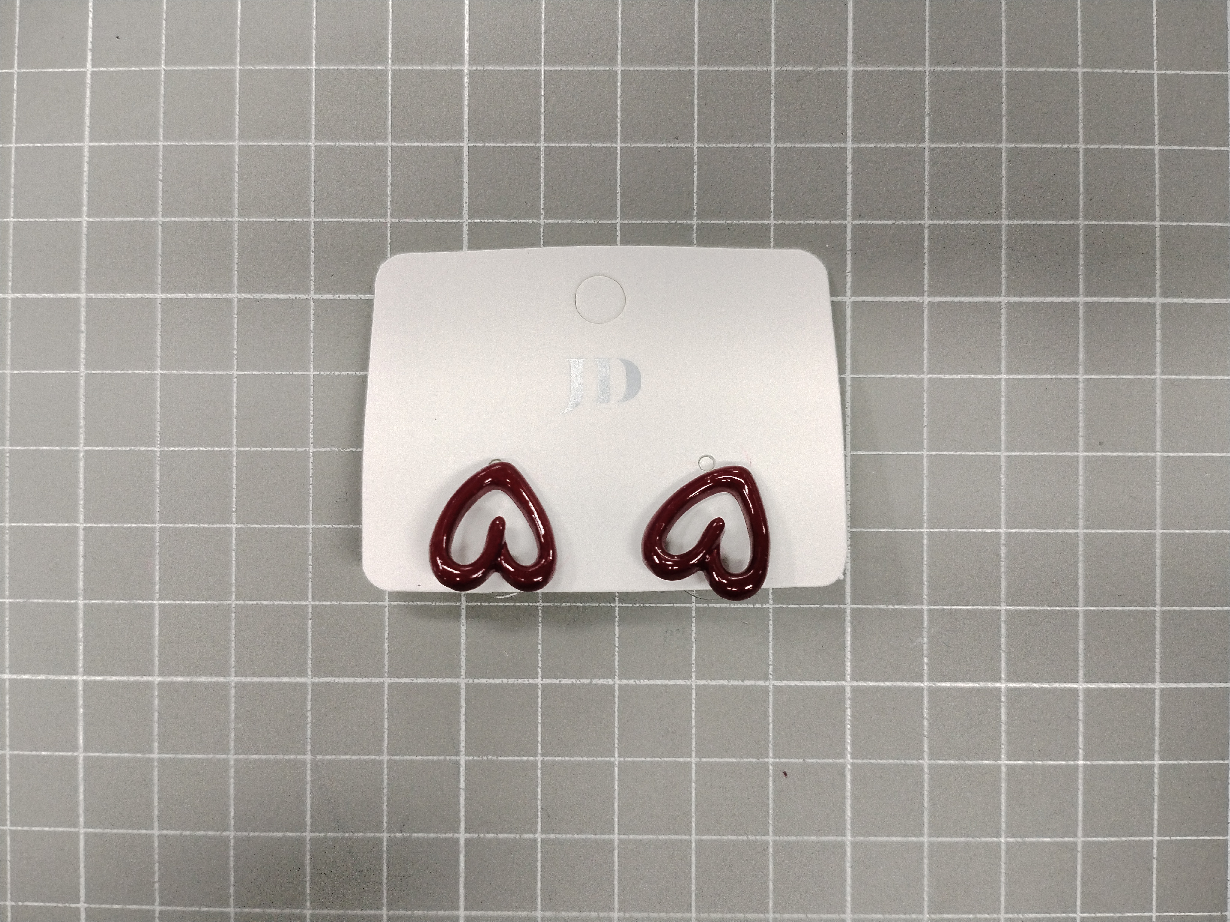 QC Photo - 90 options Ankara Red Heart Flower High-End Women's Earrings